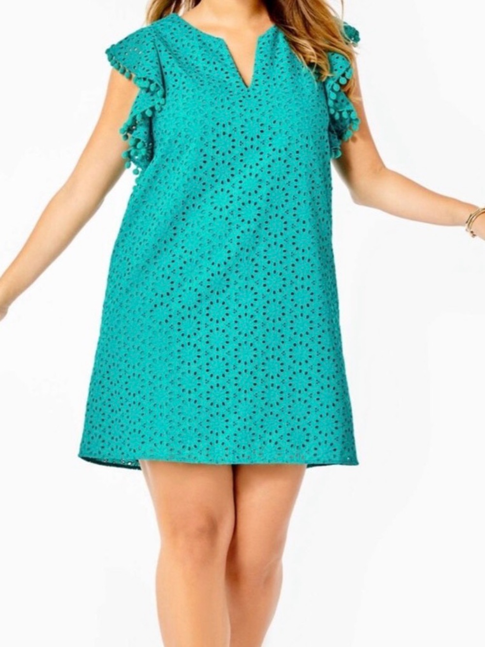 Lilly Pulitzer Astara Eyelet Dress EUC size XL